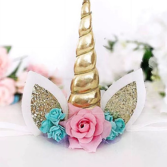 Girl 12-18M boutique 1st Birthday unicorn set NEW - Picture 7 of 7